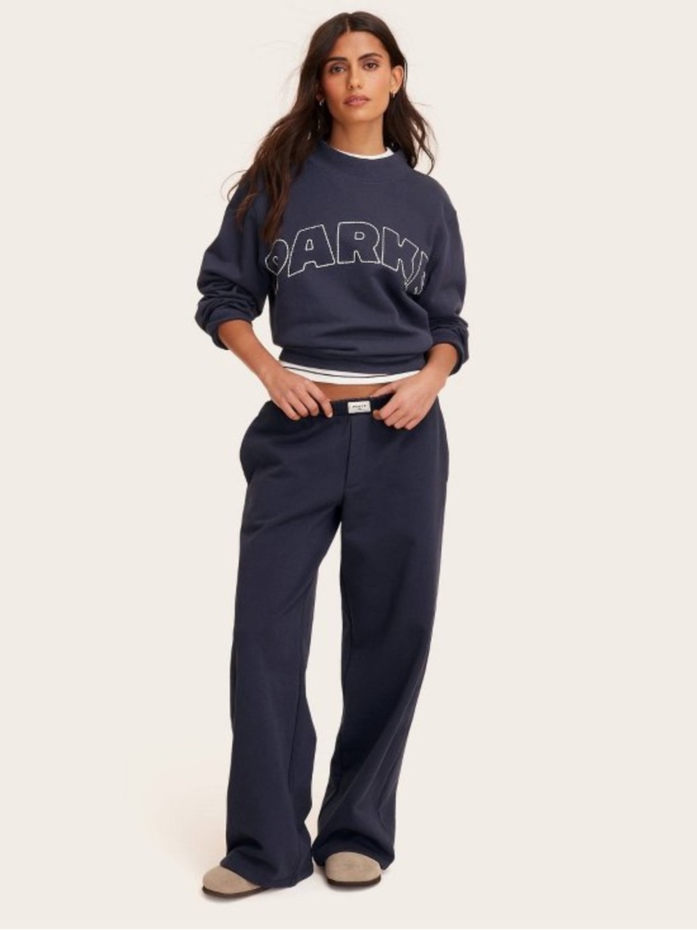 Parke x Target High-Rise Boxer
Sweatpants Size Medium Navy
Blue NEW!